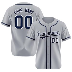 Camisetas de Béisbol Personalizadas Unisex, Camisetas de Equipo Cosidas con Nombre, Número y Logotipo, Proveedor al por Mayor - Product Image 1