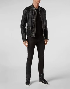 Custom Python Print <b>Leather</b> <b>Jacket</b> Men Luxury Genuine <b>Leather</b> Motorcycle OEM ODM Factory Sample Service Available - Product Image 2