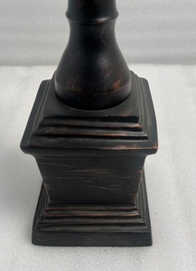 Elegant Aluminum <b>Candle</b> Holder With Black Antique Finish Decorative Home Centerpiece For Wedding Festival Dining Living Room - Product Image 3