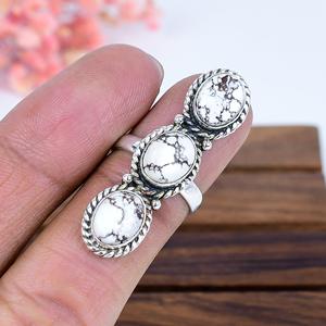 Wild Horse Jasper <b>Ring</b> Sterling <b>Silver</b> Handmade Boho <b>Statement</b> Jewelry Nature Inspired Gift for Her - Product Image 4