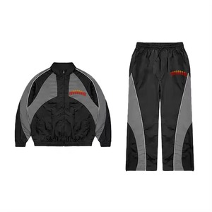 Conjunto Deportivo de Hombre Hecho en Pakistán, 100% Algodón, Estampado, Chaqueta con Cierre, Cortavientos de Nailon, Logotipo Personalizado, Ropa Urbana - Product Image 1