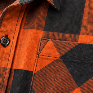 Camisas de Franela a Cuadros de Algodón para Hombre, Manga Larga, Diseño Personalizado al por Mayor - Product Image 4