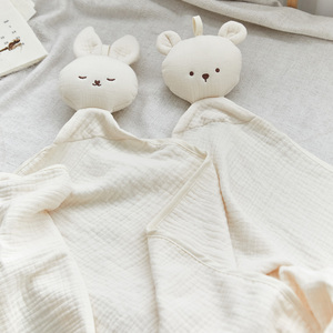 [designyoons] hellohizoo designyoons - Pañuelo de mano cómodo y suave 100% algodón, manta de seguridad para bebé, adorable animal para abrazar - Product Image 4