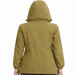 Chaqueta Cortavientos Ligera para Mujer, con Capucha, Cierre de Cremallera, Transpirable, de Secado Rápido, Deportiva, Color Sólido, Tela de Alta Calidad - Product Image 3