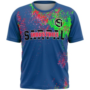 Camiseta Deportiva Elástica y Transpirable de Jersey para Hombre, de Secado Rápido, Cuello Redondo, Corte Ajustado, Informal - Product Image 1