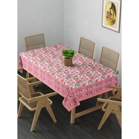 Nappe tissée imprimée de bloc de main de luxe Couverture de table décorative de mariage et de cuisine-Disponible en gros