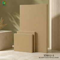Panneau de particules MFC Jinbase XT6012-3 en tissu kaki 18 mm E0, découpé sur mesure pour mobilier d'hôtel et de bureau