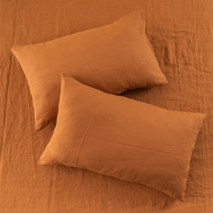 Ensemble 100% lin pur avec 1 housse de couette et 2 taies d'oreiller, respectueux de l'environnement, lavable en machine, ensembles de housses de couette - Product Image 3