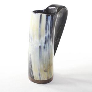 Factory Price Beer Mugs Natural Crafts Eco Friendly Real Cow Buffalo Horn Mugs For Glasses Factory Price Latest Arrival - Product Image 1