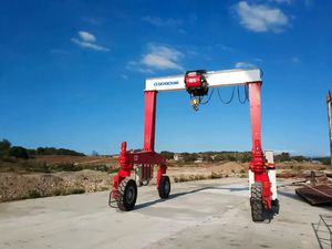 Grúa Goliath de 900 Toneladas de Servicio Pesado con Carro de Cabrestante Abierto A7, Grúa Portátil sobre Rieles para Trabajo Pesado, Proveedor de Grúas Portátiles - Product Image 4