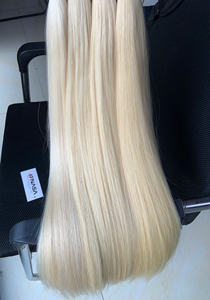 Extensions de cheveux en vrac au prix de gros, cheveux humains vietnamiens double noyés 100 grammes, couleurs claires 32 pouces - Product Image 3