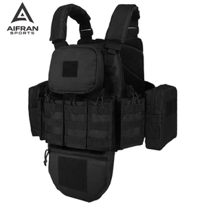 Aiffran Professional <b>Utility</b> <b>Vest</b> Chest Rig Breathable Adjustable Design for Hiking Training - Product Image 5