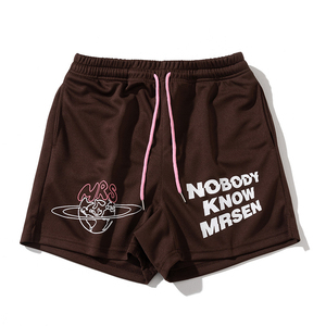 Shorts Deportivos de Algodón para Mujer, Cintura con Cordón, Estampados, Secado Rápido, Casuales, para Entrenamiento, Color Personalizado Arena - Product Image 2
