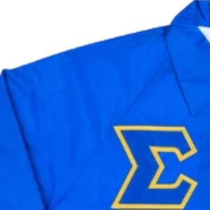 Veste coupe-vent brodée Sigma Gamma Rho, veste personnalisée avec lettres grecques, veste de sororité pour femmes, boutons pression, vêtements de sport légers - Product Image 6