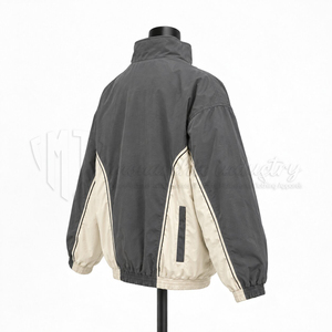 Chaqueta Cortavientos Color Block para Hombre, Chaqueta Casual de Estilo Urbano, Chaqueta Ligera para Exteriores, Venta al por Mayor - Product Image 4