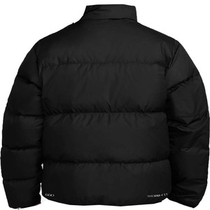 Chaqueta Acolchada con Capucha para Hombre, Color Sólido, Forro Polar de Poliéster, Cierre de Cremallera Resistente al Viento, Ropa de Invierno Informal - Product Image 2