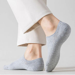 Calcetines invisibles de algodón transpirable de corte bajo para zapatillas, personalizados OEM, venta al por mayor de verano - Product Image 4