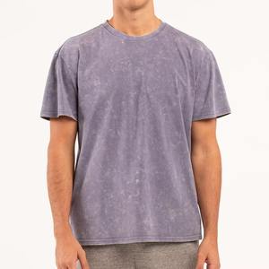 Últimos Diseños de Camisetas para Hombre con Lavado Ácido, Logotipo/Color Personalizado, Transpirables, Cómodas, de la Mejor Calidad - Product Image 1