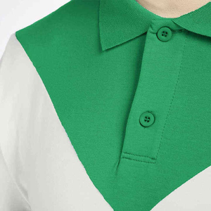 Ensemble polo et short décontracté d'été pour homme, en tissu tricoté personnalisé, coloré, grande taille, thermique et respirant - Product Image 4