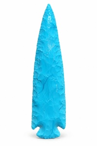 Vente en gros de pointes de flèche en pierre turquoise, faites à la main, en cristal, pierres précieuses, cadeau, objet de collection - Product Image 6