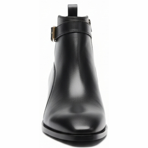 Chaussures habillées montantes pour hommes, à bout fermé, légères, en cuir véritable, faites à la main, personnalisables, style unique, pour l'automne, les affaires et les mariages - Product Image 1
