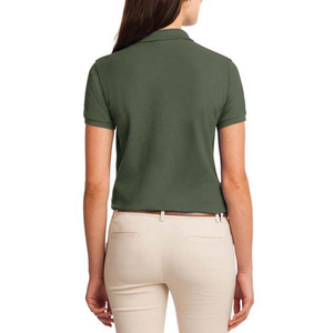 Camiseta de Cuello Alto de Manga Corta para Mujer, Tallas Grandes, 100% Algodón, Secado Rápido, Transpirable, para Todas las Temporadas, Personalizable - Product Image 2
