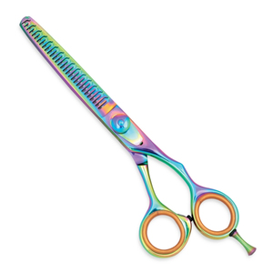 chunking scissors stainless steel hair <b>thinning</b> shears barber chunking scissors texturizing hair shears - Product Image 1