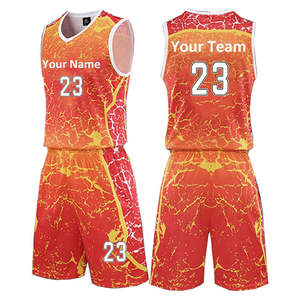 Nouvelle Collection 2026 – Ensembles d'uniformes de basketball respirants à manches courtes, grandes tailles, 100 % polyester, service OEM personnalisé, vente en gros, séchage rapide - Product Image 1