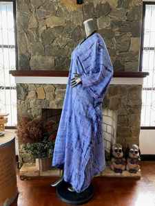 เดรสคาฟทันผ้าเรยอนย้อมสีแบบญี่ปุ่นไซส์ใหญ่ทรงหลวมสไตล์โบฮีเมียนสำหรับคลุมชุดว่ายน้ำชายหาด - Product Image 3