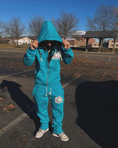 Chaqueta y Pantalones Deportivos de Nailon Personalizados para Hombre, con Detalles Reflectantes 3M, Cortavientos - Product Image 1