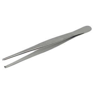 Pince à dissection premium de 6 pouces avec mâchoires à dents de rat 1x2, en acier inoxydable, forceps chirurgical pour tissus, instruments médicaux - Product Image 1