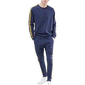 Chándales Extra Grandes con Logotipo Personalizado, Chándal Deportivo de Moda con Logotipo Personalizado, Sudadera Lisa de Algodón 100%, Chándal Cargo de Entrenamiento para Hombre - Product Image 1