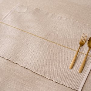 Striped <b>Table</b> Placemat Set | Stylish Dining <b>Table</b> <b>Mats</b> Collection | Heat Resistant Washable Kitchen <b>Table</b> Place <b>Mats</b> for Home Re - Product Image 2
