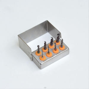 Kit de Brocas Dentales Ergonómicas de Acero Inoxidable de la Mejor Calidad, 8 Piezas, Turbina con Irrigación Externa, Certificado CE - Product Image 5
