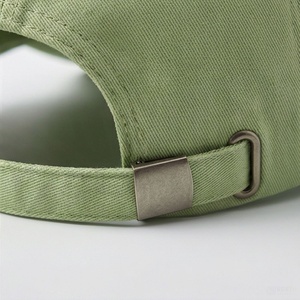 VISTRA Baseball Cap 6-Panel Fitted Cotton Embroidery Logo Front Panel Unisex Casual <b>Hat</b> <b>Light</b> Green - Product Image 6