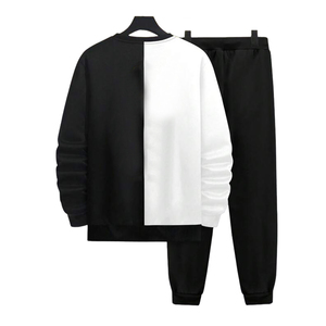 Conjunto Deportivo para Hombre, Talla Grande, Chaqueta con Cierre Completo, Pantalones Deportivos, Transpirable, Secado Rápido, 100% Poliéster, con Presilla para Toalla, para Correr y Gimnasio - Product Image 5