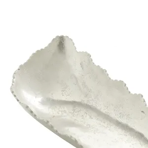 Bandeja metálica de lujo para interiores de hoteles y hostelería, bandeja metálica hecha a mano para decoración moderna de salas de estar, chapada, segura, de Zahid Exports - Product Image 2