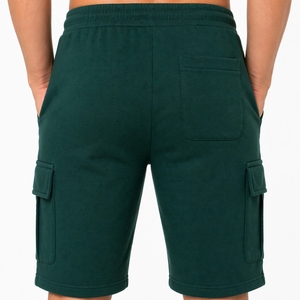 Ensemble T-shirt et short cargo pour homme, été, décontracté, deux pièces, respirant, 100% coton, style streetwear, tissu léger, tenue confortable - Product Image 6