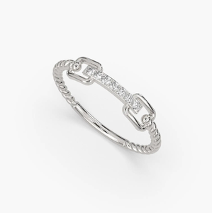 Bague solitaire vintage en or 14 carats avec diamant de laboratoire certifié IGI VVS1 couleur EF, bijoux de fiançailles et de mariage pour femmes - Product Image 2