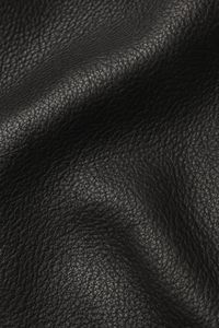Veste moto en cuir PU noir pour homme, col rabattu, fermeture éclair, coupe ajustée, longueur normale, couleur unie, style décontracté, imperméable - Product Image 3