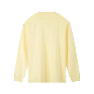 T-shirt décontracté tricoté à manches longues et col rond pour homme, coupe classique, couleur unie, pull teint uni - Product Image 6