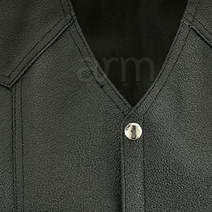 Chaleco de Cuero de Alta Calidad, 100% Cuero, Diseño Moderno, Precio Razonable, Transpirable, Ropa para Hombre, Chaleco de Cuero en Venta Online - Product Image 5