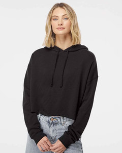Sudadera Corta con Capucha para Mujer AFX64CRP de Independent Trading Co. con Puños Acanalados, Ropa al por Mayor sin Estampado - Product Image 5