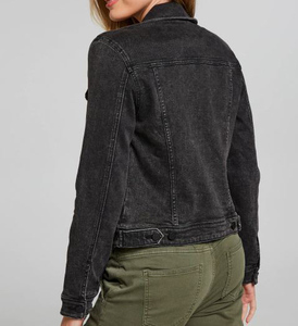 Chaquetas Vaqueras para Mujer Bordadas en Toda la Superficie, Venta Directa, Logotipo Personalizado, Chaqueta Vaquera para Mujer de Primera Calidad Lavada con Perlas - Product Image 5