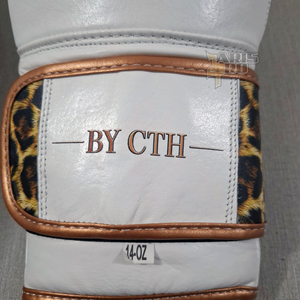 Custom Leather Boxing Gloves 16 oz MMA Training Gloves Adjustable Wrist <b>Strap</b> Breathable Waterproof for Martial Arts - Product Image 4