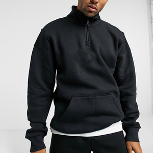 INFEXION SPORTS Men's <b>Zip</b>-<b>Up</b> Fleece <b>Jacket</b> Regular Fit Stand Collar Solid Color Breathable Autumn Wear - Product Image 5