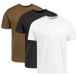 T-shirt pour homme, style vintage, coupe ample, tissu en coton lavé, tissu doux, coupe ample, streetwear, tenue tendance et élégante, Essentia - Product Image 1