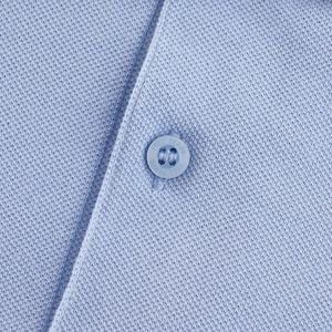 Camisa de Golf Deportiva de Manga Corta para Hombre, Diseño Personalizado con Logotipo, Algodón y Elastano, Antiarrugas, con Botones, Patrón Sólido, Informal - Product Image 5