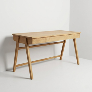 Escritorio Ejecutivo de Teca para Proyectos Hoteleros, Cajones de Madera Maciza, Acabado Natural, Proveedor de Muebles para Resorts y Villas - Product Image 2