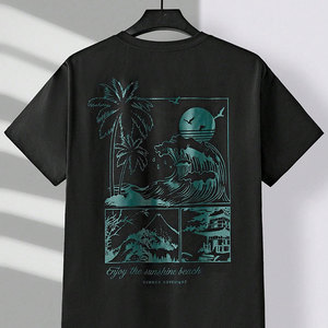 Ensemble T-shirt et Short Personnalisable de Qualité Supérieure 2026 pour Homme et Femme – Style Décontracté Vintage, T-shirt Uni et Survêtement à Prix de Gros - Product Image 3